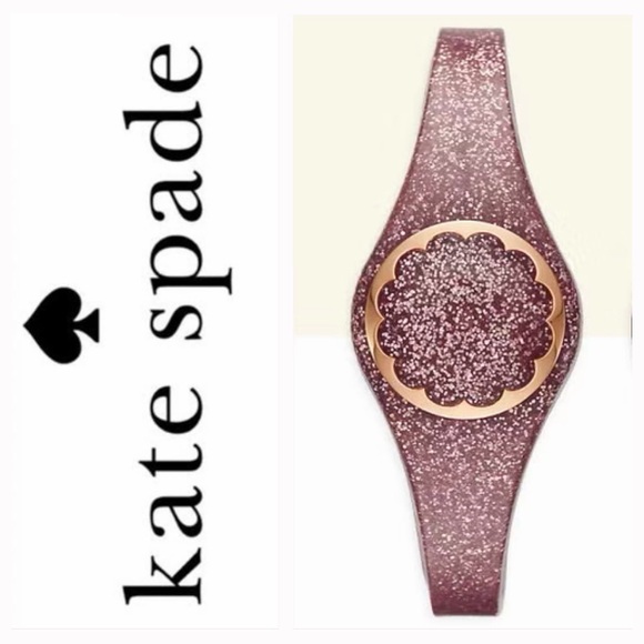Kate Spade Glitter Activity Tracker Sleep Monitor Dark Pink Purple NWT $98 NEW - Picture 12 of 12